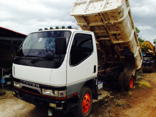 ขายด่วน รถหกล้อดั้ม MITSU CANTER 110 ห้วนอกกระจกไฟฟ้า ช่วงยาว กระบะท้องเรือ มีแอร์พร้อมใช้งาน สภาพสว