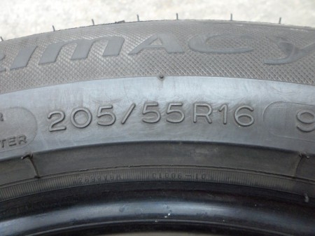 ขายยาง 205-55-16 Michelin Primacy lc ปลายปี11