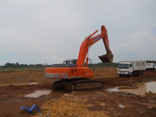 รถแบคโฮ HITACHI ZX350-1 มีทะเบียน