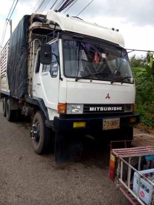 10ล้อรั้ว Mitsubishi FN515 160 แรงม้า 1เพลา สภาพสวยพร้อมใช้งาน รั้วเหล็กสูง เอกสารพร้อม 087-2976734