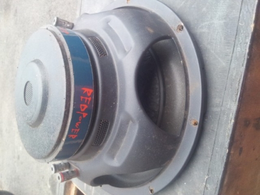 ลำโพงซํบred power10นิ้ว ว๊อยซ์คู๋ 2ดอก หน้าดอกยังแข็งๆ