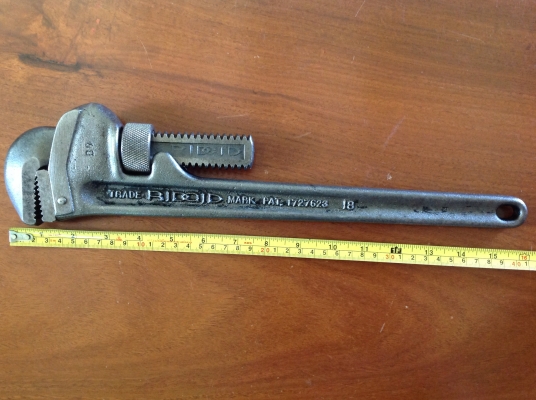 ขายคอม้าโบราณ RIDGID 18" ปี 1929 อายุ 85 ปี ขายคอม้าโบราณ RIDGID 18" ปี 1929 อายุ 85 ปี