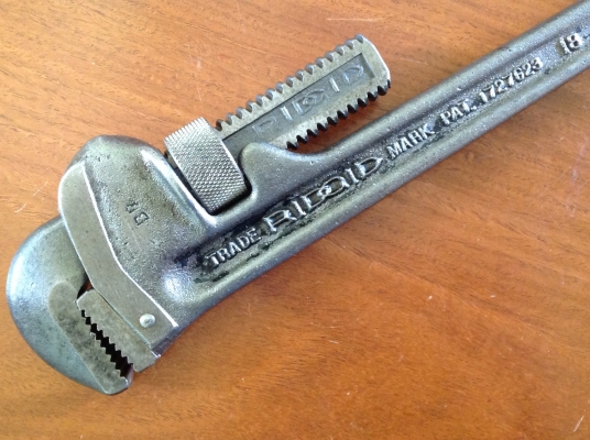 ขายคอม้าโบราณ RIDGID 18" ปี 1929 อายุ 85 ปี