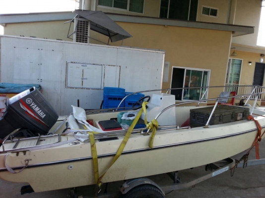 ขายเรือ15.5 ฟุต เครื่อง 60 แรง พร้อมแล่น 170,000 บาท