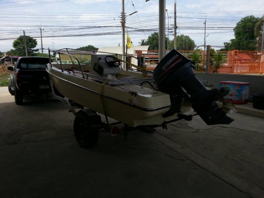ขายเรือ15.5 ฟุต เครื่อง 60 แรง พร้อมแล่น 149,000 บาท