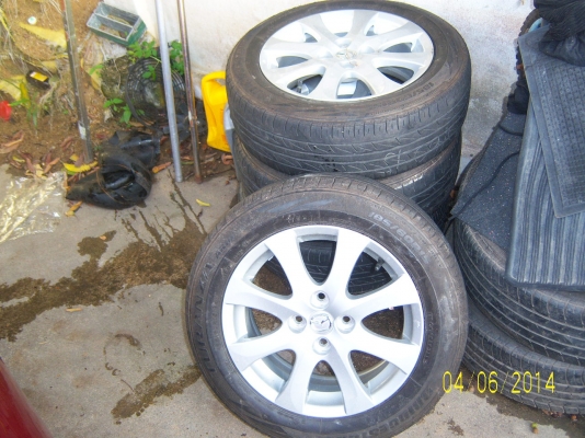 แม็กมาสด้า2พร้อมยาง 185 60 151ชุดปี12