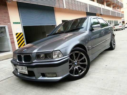 ขายE36 รถบ้านแท้ เครื่อง1J-GE ติดLPG กันชนM3 ล้อM5 ยางPOTENZA ไฟวงแหวน ไฟท้ายขาวแดง สีสวย มีเสน่ห์
