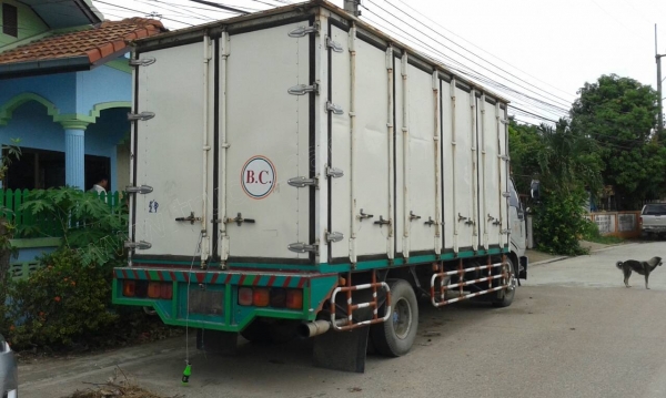 รถบรรทุก 6 ล้อ HINO รุ่น FC 120 ตู้แห้ง 10 บาน รถบรรทุก 6 ล้อ HINO รุ่น FC 120 ตู้แห้ง 10 บาน