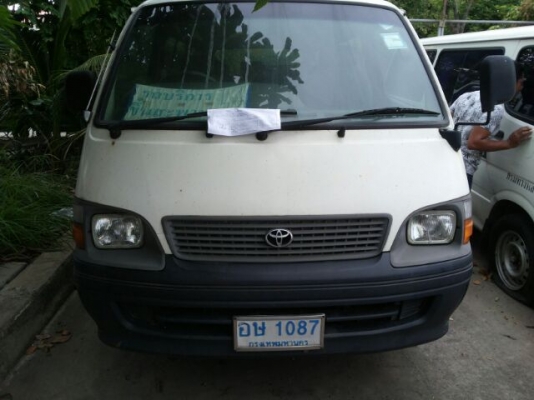รถตู้ HIACE ปี 02 เบนซินติดรถ มือเดียว (ขายหมดแล้วครับ) รถตู้ HIACE ปี 02 เบนซินติดรถ มือเดียว (ขายหมดแล้วครับ)