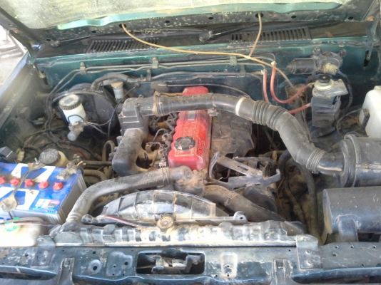 ขายกระบะนิสสัน ฝาแดง ตอนครึ่งเคฟเล็ก 129000 รถอยู่หัวหิน