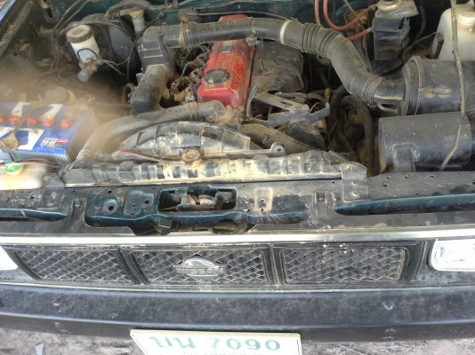 ขายกระบะนิสสัน ฝาแดง ตอนครึ่งเคฟเล็ก 129000 รถอยู่หัวหิน