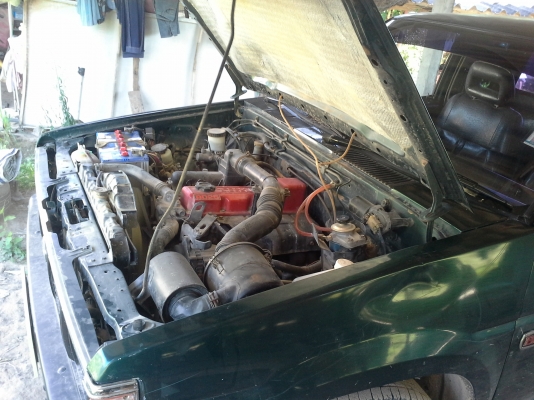 ขายกระบะนิสสัน ฝาแดง ตอนครึ่งเคฟเล็ก 129000 รถอยู่หัวหิน