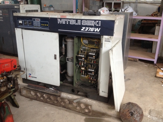 ปั๊มลมสกรู ปั๊มลมเก่าญี่ปุ่น MITSUI SEIKI ปั๊มลมสกรู ปั๊มลมเก่าญี่ปุ่น MITSUI SEIKI