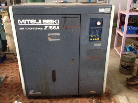 ปั๊มลมสกรู ปั๊มลมเก่าญี่ปุ่น MITSUI SEIKI