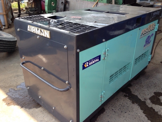 ปั๊มลมสกรู AIRMAN PDS100SC ลมแรง สภาพสวยพร้อมใช้งาน เก่าญี่ปุ่น