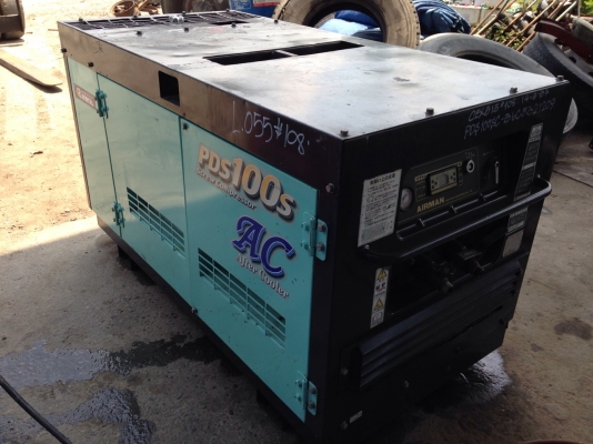 ปั๊มลมสกรู AIRMAN PDS100SC ลมแรง สภาพสวยพร้อมใช้งาน เก่าญี่ปุ่น