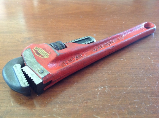 ขายประแจขันท่อ RIDGID 10" ขายประแจขันท่อ RIDGID 10"