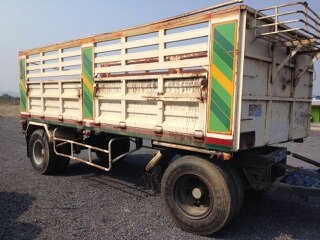 ขาย ลูกพ่วง 2 คาน คอกเหล็กไม่ดั้ม ยางเต็ม พร้อมใฃ้งานเลยครับ