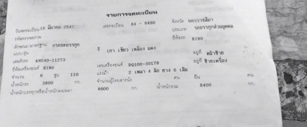 ขาย6ล้อ ตู้แห้ง km540. ใช้งานดีคับ