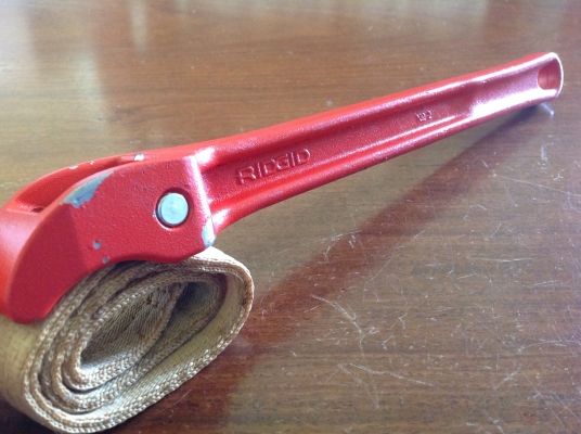 ขายประแจจับท่อชนิดสายรัด RIDGID 12" อะลูมิเนียม