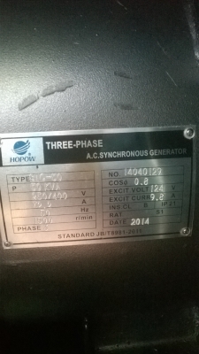 ขายเครื่องปั่นไฟ50 kvaพร้อมตู้เก็บเสียงประกอบนอก(080-1153032)