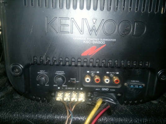 ลำโพง BaZuKa Kenwood KSC-W800 สภาพสวยครับ ลำโพง BaZuKa Kenwood KSC-W800 สภาพสวยครับ