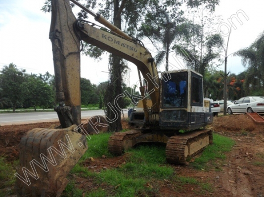 รถแบคโฮ  ยี่ห้อ KOMATSU PC120 รุ่น 3
