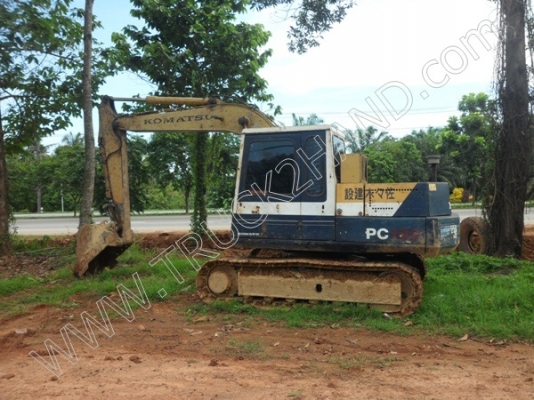 รถแบคโฮ  ยี่ห้อ KOMATSU PC120 รุ่น 3