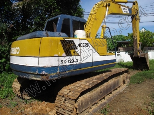 รถแบคโฮ ยี่ห้อ KOBELCO SK120-3 รถแบคโฮ ยี่ห้อ KOBELCO SK120-3
