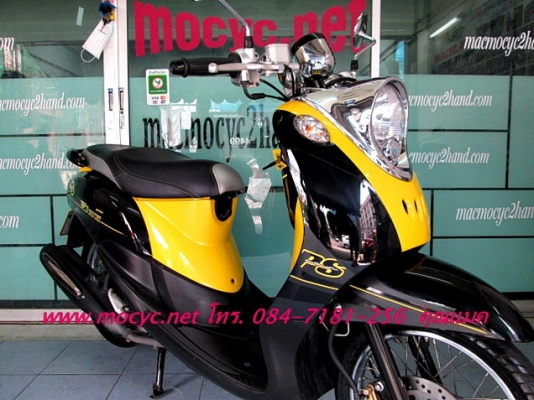 Fino ps สี เหลืองดำ .ปี 56  สีขายดี  ไมล์ 3184 โล ของแถม 3 รายการ  24900