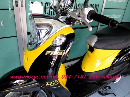 Fino ps สี เหลืองดำ .ปี 56  สีขายดี  ไมล์ 3184 โล ของแถม 3 รายการ  24900