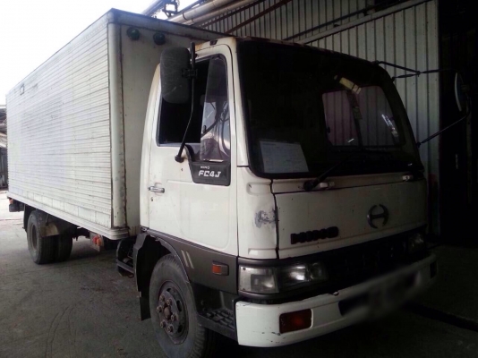 ขายรถบรรทุกหกล้อ HINO FC4J เครื่อง 140 แรง รถห้าง ตู้แห้งยาว 5.50 เมตร ทะเบียนพร้อม