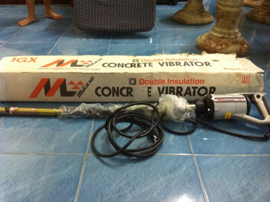 เครื่องจี้ปูน MIKASA ใหม่แกะกล่อง