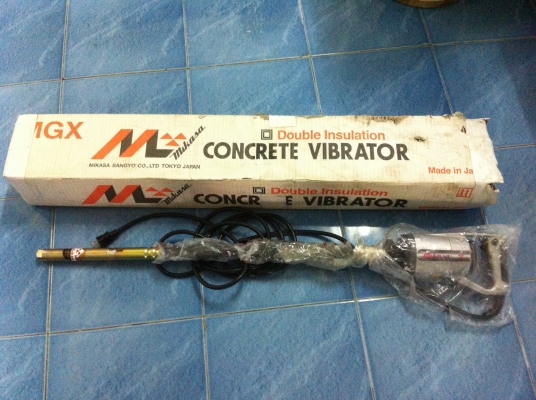 เครื่องจี้ปูน MIKASA ใหม่แกะกล่อง