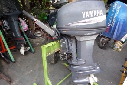 ขาย เครื่องเรือ YAMAHA  40  แรง  CV  2 จังหวะ นำเข้าจากญี่ปุ่น เครื่องติดง่ายเดินดี ราคา 58,000