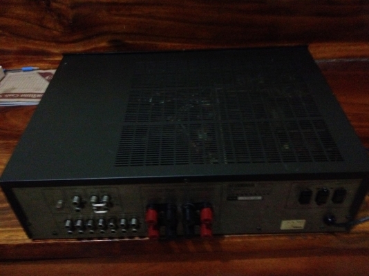 เเอมบ้าน YAHAMA A-550ของเก่าญี่ปุ่นสภาพดีใช้ไฟ110v