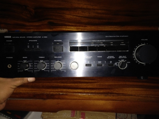 เเอมบ้าน YAHAMA A-550ของเก่าญี่ปุ่นสภาพดีใช้ไฟ110v