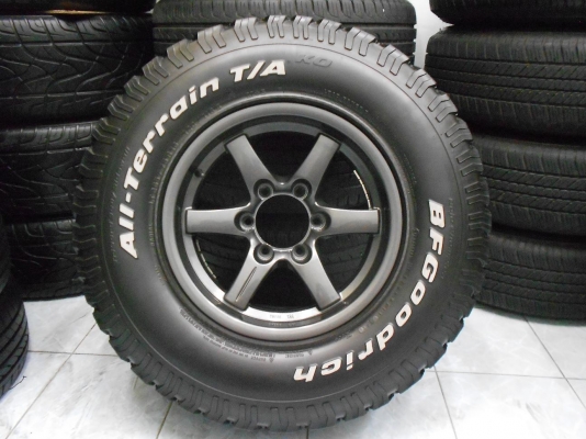 ขายล้อแม็กขอบ 16(6/139)พร้อมยาง BFGoodrich 265/75/16 ดอกหนา(1cm)เทิร์นได้-ใส่ฟรีค่ะ