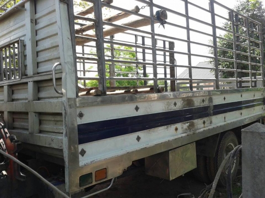 ***ขายแล้วครับขอบคุณ Truck2hand ขายกระบะสแตนเลส คอกเหล็กแป๊บ สภาพดี พื้นดีข้างดี คอกเหล็กแข็งแรง ยกลงจาก 6ล้อ ISUZU ROCKY ความยาว 5.5 ม. ความกว้างคัสซี 82-84 ซม. สีสันดี เก็บสีหน่อยสวยเลย ขายตามสภาพ พร้อมใช้งาน ราคาต่อรองได้เด้อ พี่น้องครับ