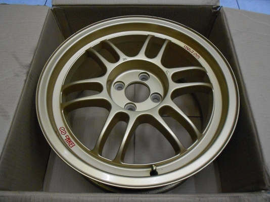 ขายล้อแม็ก RPF1 17&times;7.5 ET42(4/100)สีทอง สวย เดิม 1 ชุด/ใส่-ถ่วงฟรีค่ะ