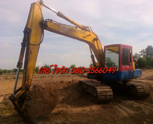 **450,000 บ.ต่อรอง**ขายแบคโฮ KOMATSU PC100-3 เครื่องเดิมปั้มเดิม แน่นๆ แรงดี ไม่เยิ้ม ทำงานดีไม่โหลด เอวดี แน่นดี บูมอาร์ดีไม่มีปะไม่มีดาม แอร์เย็น ช่วงล่าง สภาพโดยรวม70\%โซ่ดี ใบแทร็กครบ โรลเลอร์ดี เฟรมไม่ผุ บอดี้สวยไม่บุบ สีสันดี รถทำงานปกติทุกวัน พร้อมใ