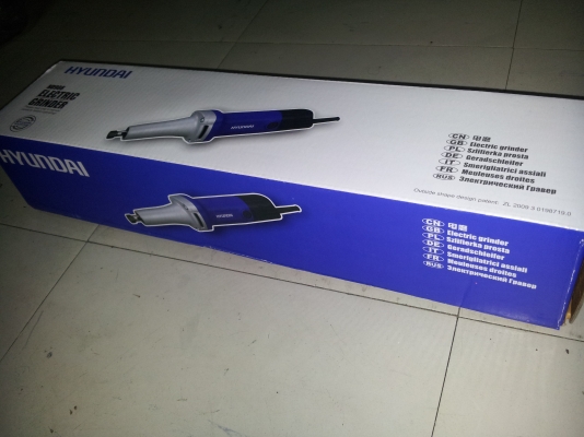 เครื่องเจียรย์แกนตรง 6 mm hyundai korea แท้ มีประกัน