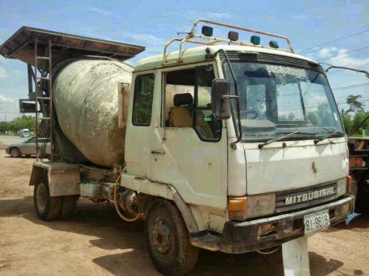 ขาย 6ล้อ MITSUBISHI FK 516โม่ปูนสภาพพร้อมใช้งาน โม่ตรง เครื่อง6D15 เอกสารเล่มทะเบียนพร้อมโอน