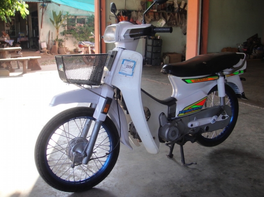 ขายดรีม คุรุสภา (ทำสีขาวมุก ) สตาร์ทมือ ลงล้อสีน้ำเงิน ทะเบียนพร้อมชุดโอน