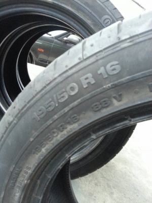 ยาง 195/50/16 ปี 10 4 เส้น สวยๆ ยาง 195/50/16 ปี 10 4 เส้น สวยๆ