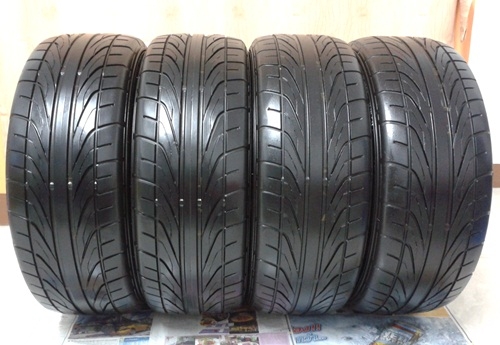 ยางซิ่ง,195-55-15 DUNLOP DZ-101 ปลายปี12สวยๆ สี่เส้น 3,800