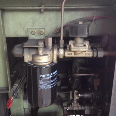 ปั๊มลมสกรู เก่าญี่ปุ่น MITSUI SEIKI รุ่น Z086A สภาพดี พร้อมใช้งาน ปั๊มลมสกรู เก่าญี่ปุ่น MITSUI SEIKI รุ่น Z086A สภาพดี พร้อมใช้งาน