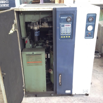 ปั๊มลมสกรู เก่าญี่ปุ่น MITSUI SEIKI รุ่น Z086A สภาพดี พร้อมใช้งาน ปั๊มลมสกรู เก่าญี่ปุ่น MITSUI SEIKI รุ่น Z086A สภาพดี พร้อมใช้งาน