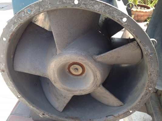 ขายพัดลมดูดอากาศ National ขนาด 2 HP. 380 V 1450 RPM ใบพัดขนาด 19 นิ้ว วิ่งนิ่ม ลมแรง สภาพสวย พร้อมใช้งาน