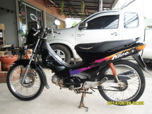 ขาย HONDA NICE 100แน่นๆสภาพสวยสีดำพร้อมขี่กลับได้เลย